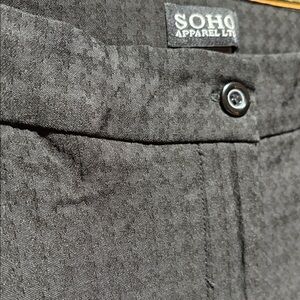 👽 SOHO Apparel Ltd Houndstooth Pants. Size 16. Excellent Condition!